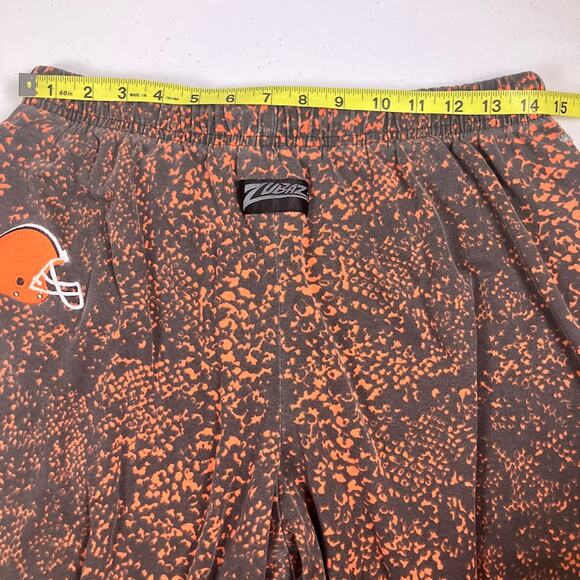 CLEVELAND BROWNS ZUBAZ Snakeskin Print Pants Size L Helmet Logo - Picture 7 of 8